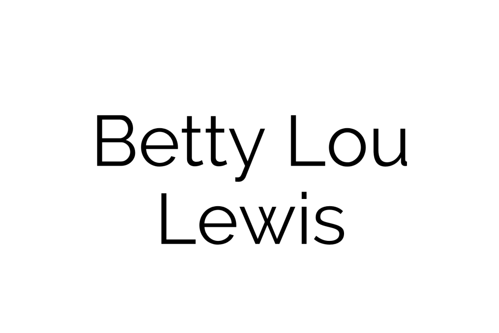 Betty Lou Lewis